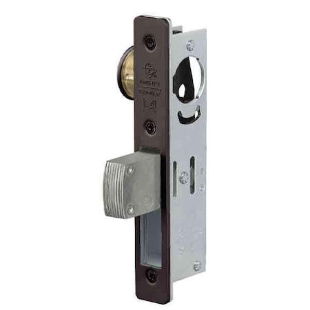 Adams Rite AdamsRite: MS DEADBOLT 31/32 BS 313 31/32 Inch Backset Flat Faceplate Dark Bronze ADR-MS1850S-210-313